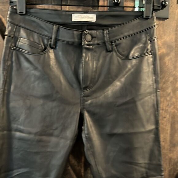 Zara faux leather black pants XS - Picture 2 of 9